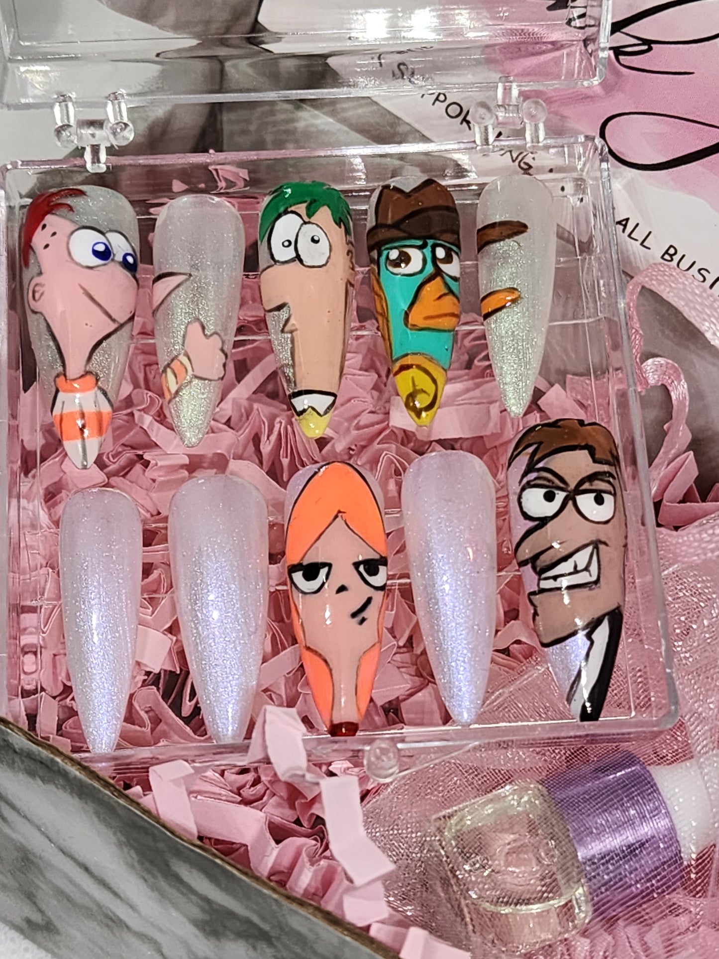 Hand painted 🎨 #phineas&ferb