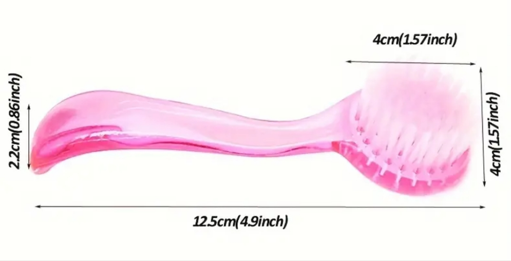 2pcs Round nail scrub brush