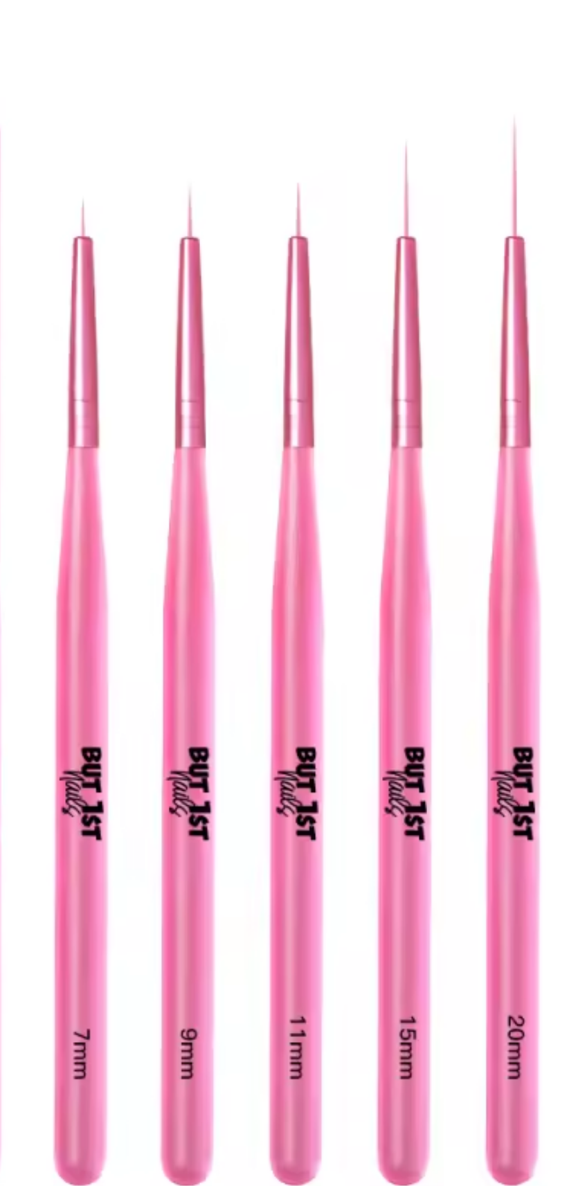 5 PC Nailart liner brush set (thick bristles)