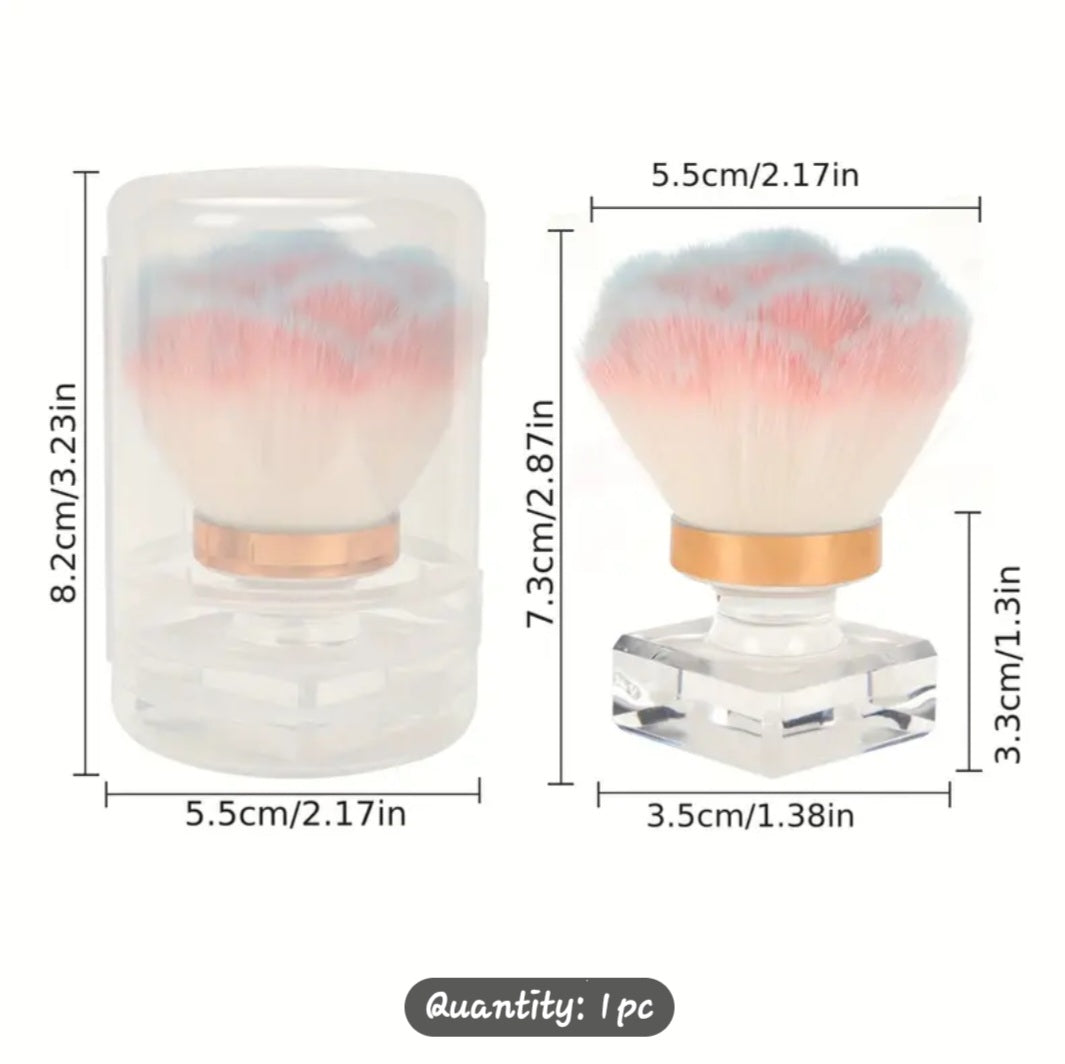 Rainbow dust brush