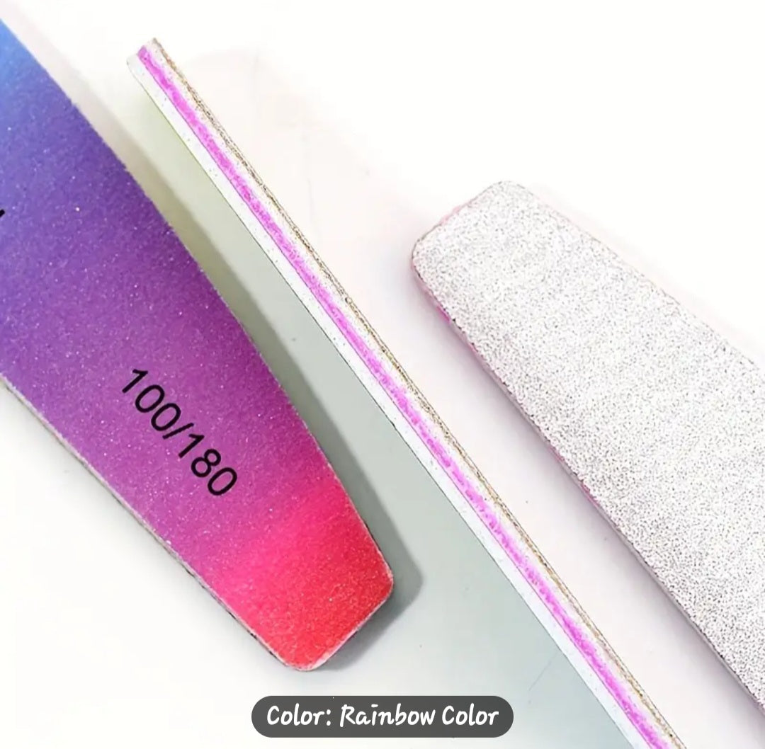 Rainbow nail files 100/180