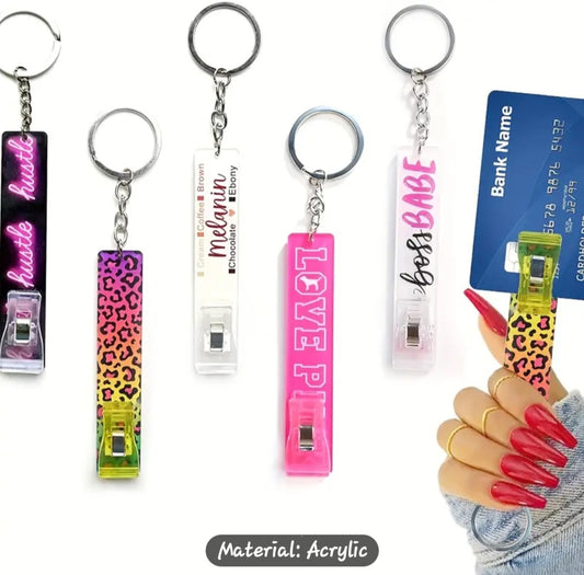 Card clip multicolor