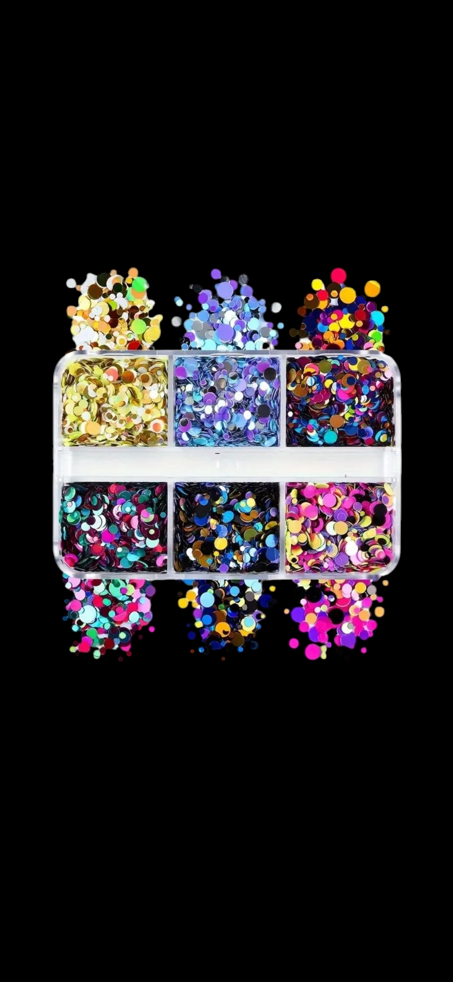 Holographic Laser Round Glitter Sequins