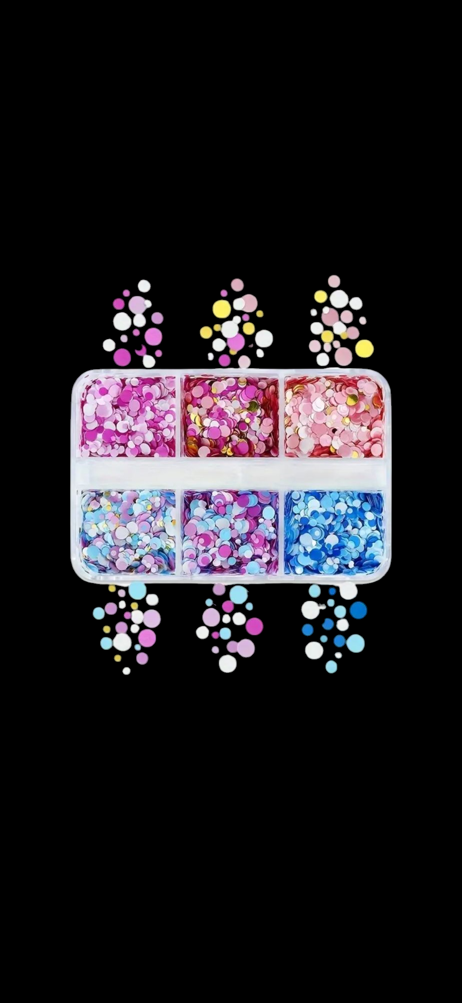 Holographic Laser Round Glitter Sequins