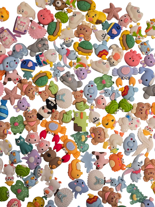 Med/Large Animal Nail Charms 10 pcs