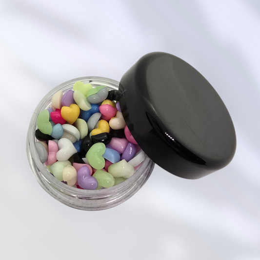 Nailart Jar -Bubble hearts