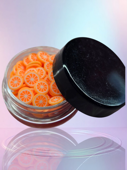 Clay Fruit Slices - Orange 🍊