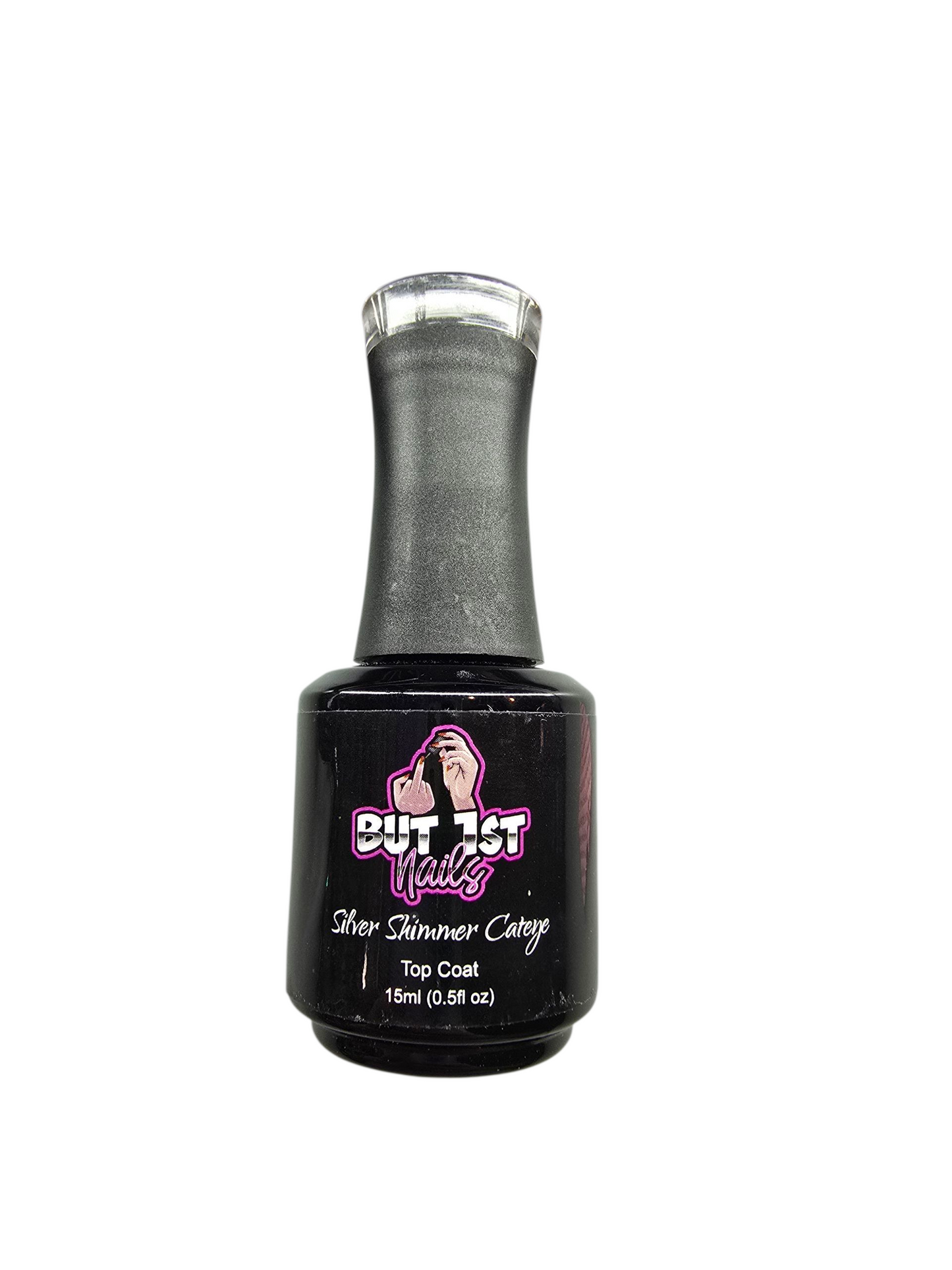 Silver Shimmer Cateye TOP COAT-Gel