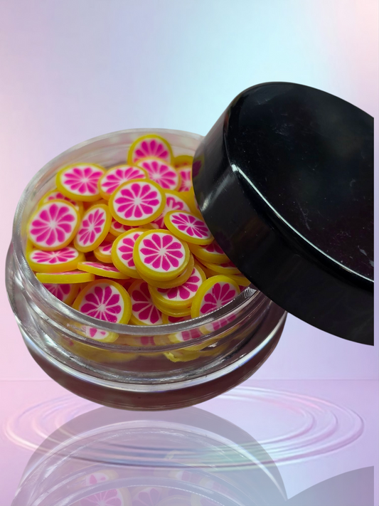 Clay Fruit Slices - Grapefruit