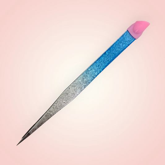 Double ended straight point tweezers