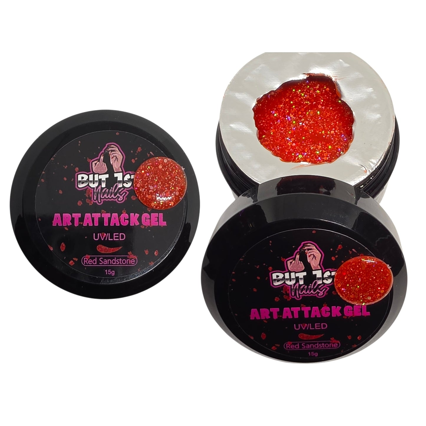 Red Sandstone Art Attack Gel 15 ml **TPO FREE**