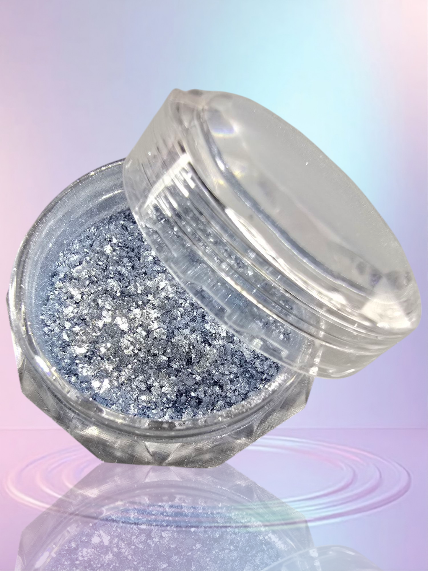 Blue Sparkling Holographic Glitter/Chrome Dust