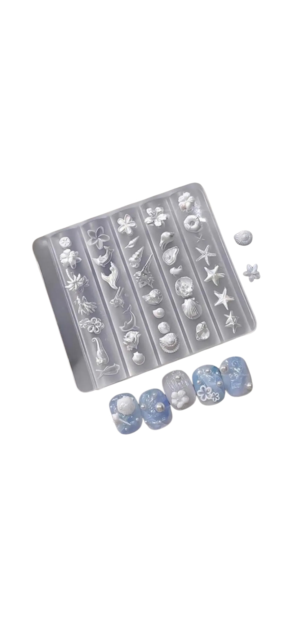 Silicone Nail Art Mold: Ocean Dreams