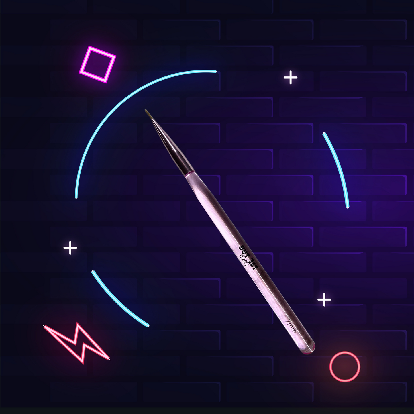 5 PC Elite Nailart liner brush set (thin bristles)