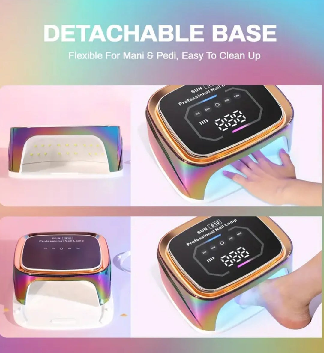 Sun S10 UV / LED Rechargeable Nail lamp