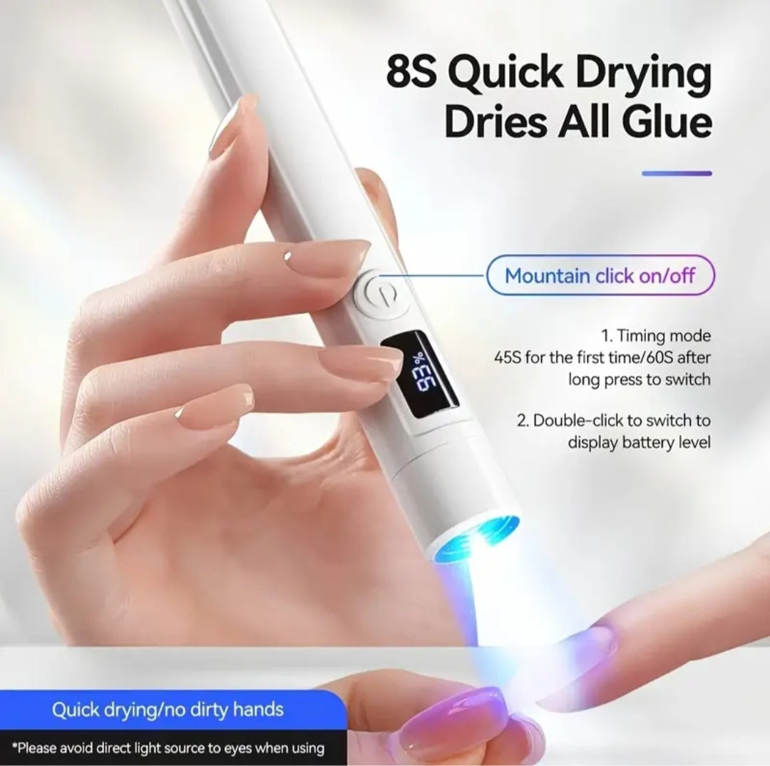 Handheld UV/LED LIGHT with silicone attachment **STAND NOT INCLUDED**