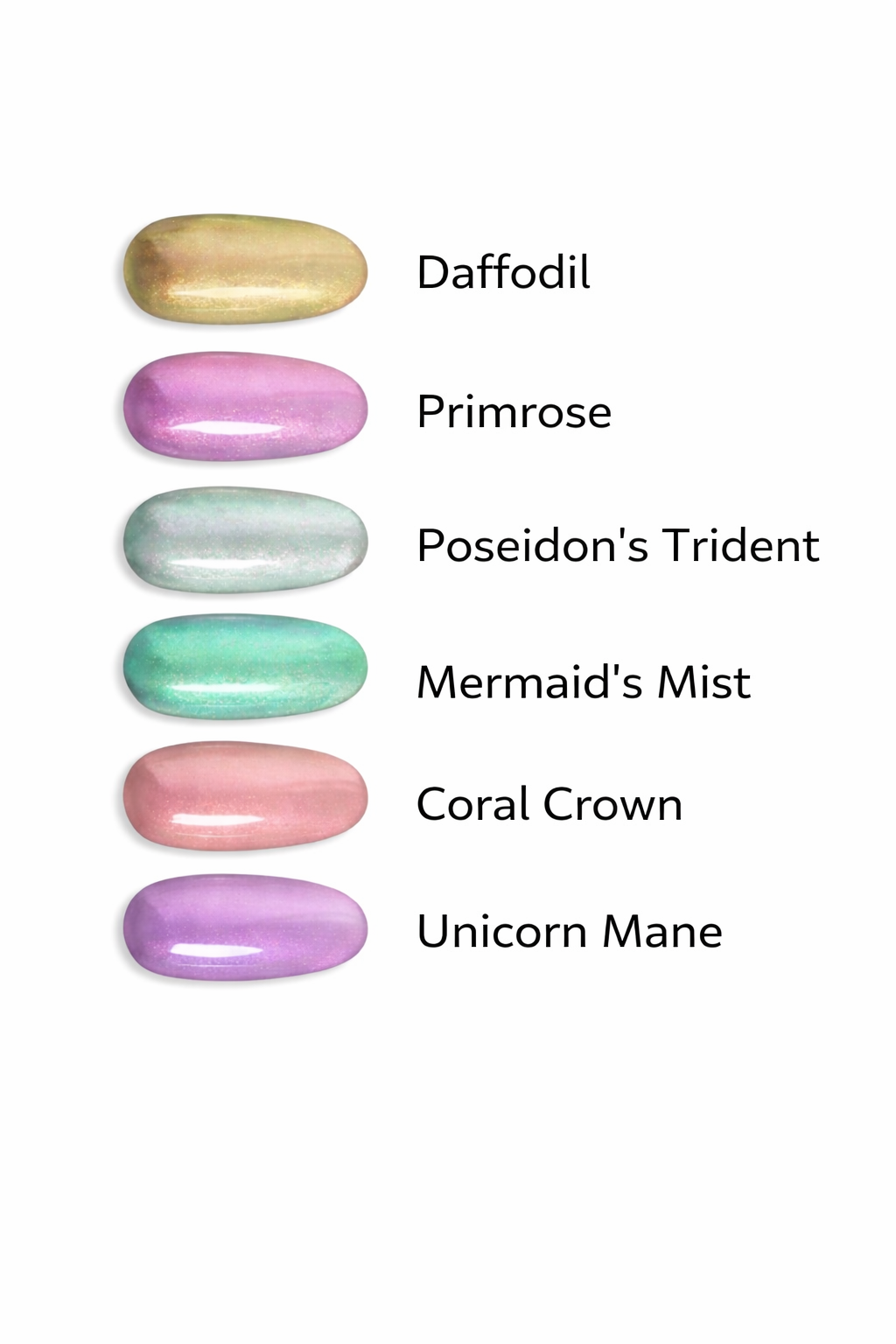 The Pixie Relam Collection- 6 PC Gel Polish Collection - TPO FREE