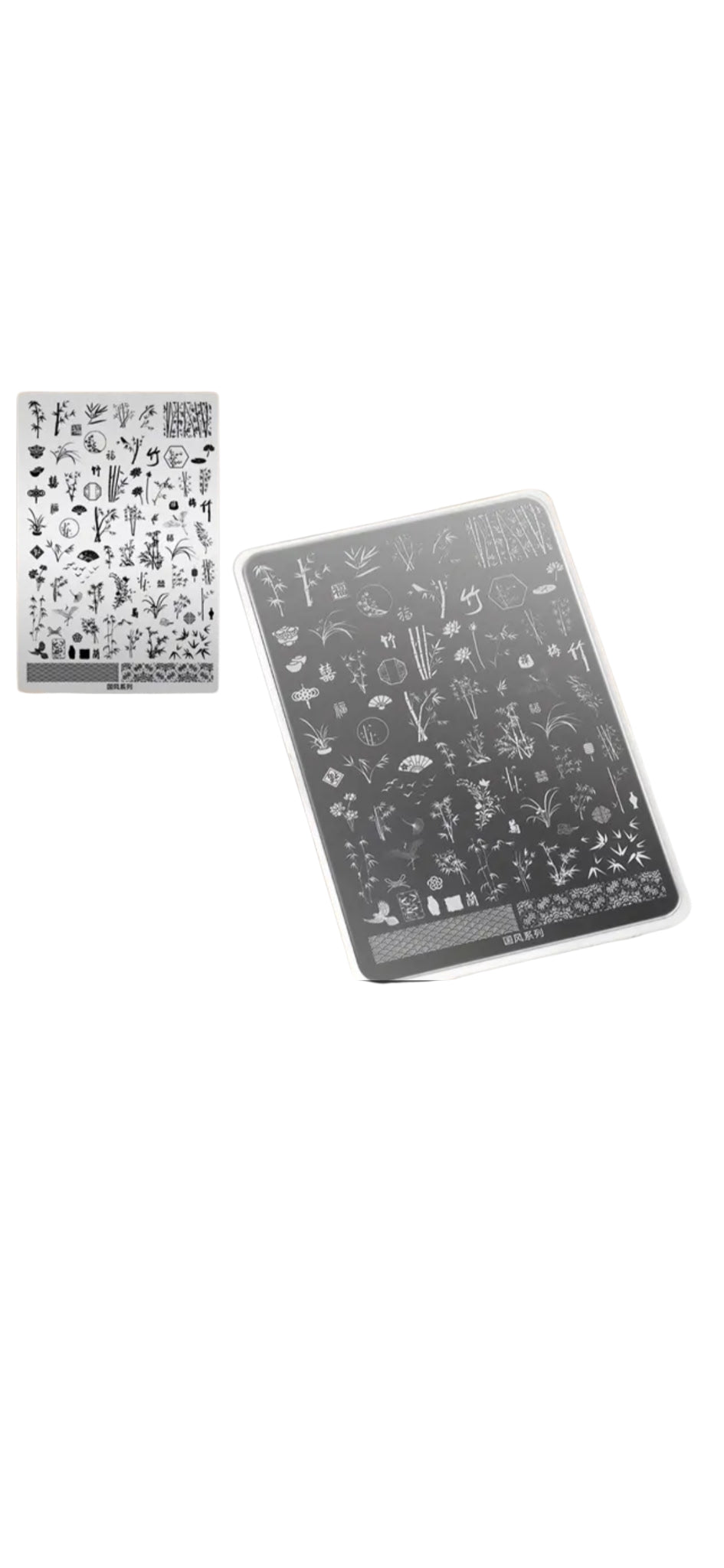 Nail Art Stamping Plate - Botanical Garden