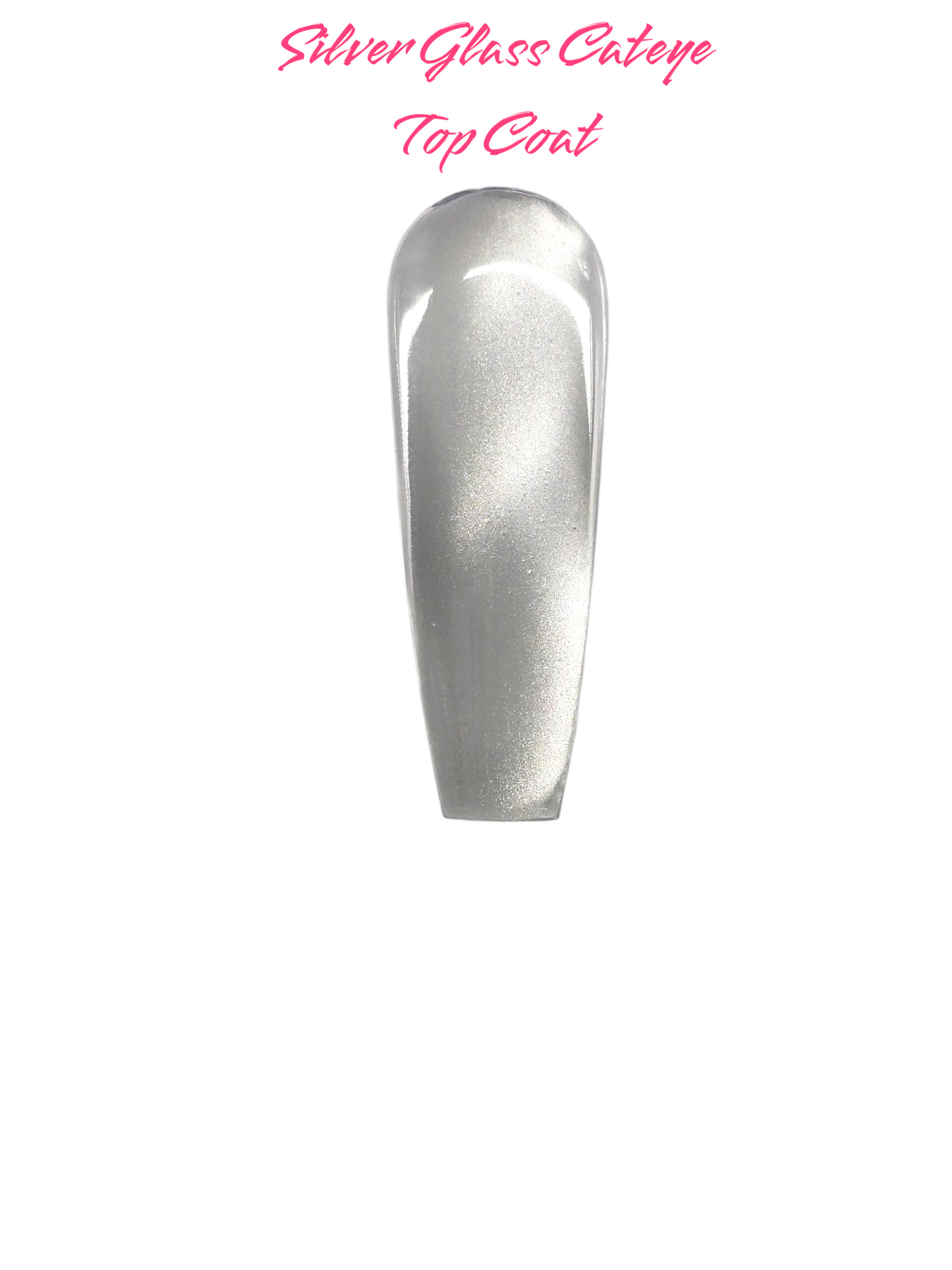 Silver Glass Cateye TOP COAT-Gel