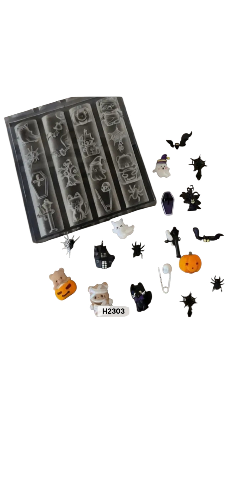 Silicone Nail Art Molds: Halloween Hello Kitty & Friends 4