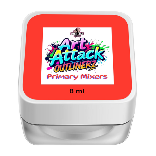Art Attack OUTLINERZ PRIMARY MIXERS  - 8 ml Red***TPO & HEMA FREE***