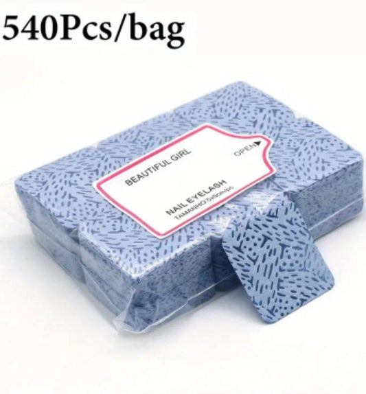 Lint free nail wipes