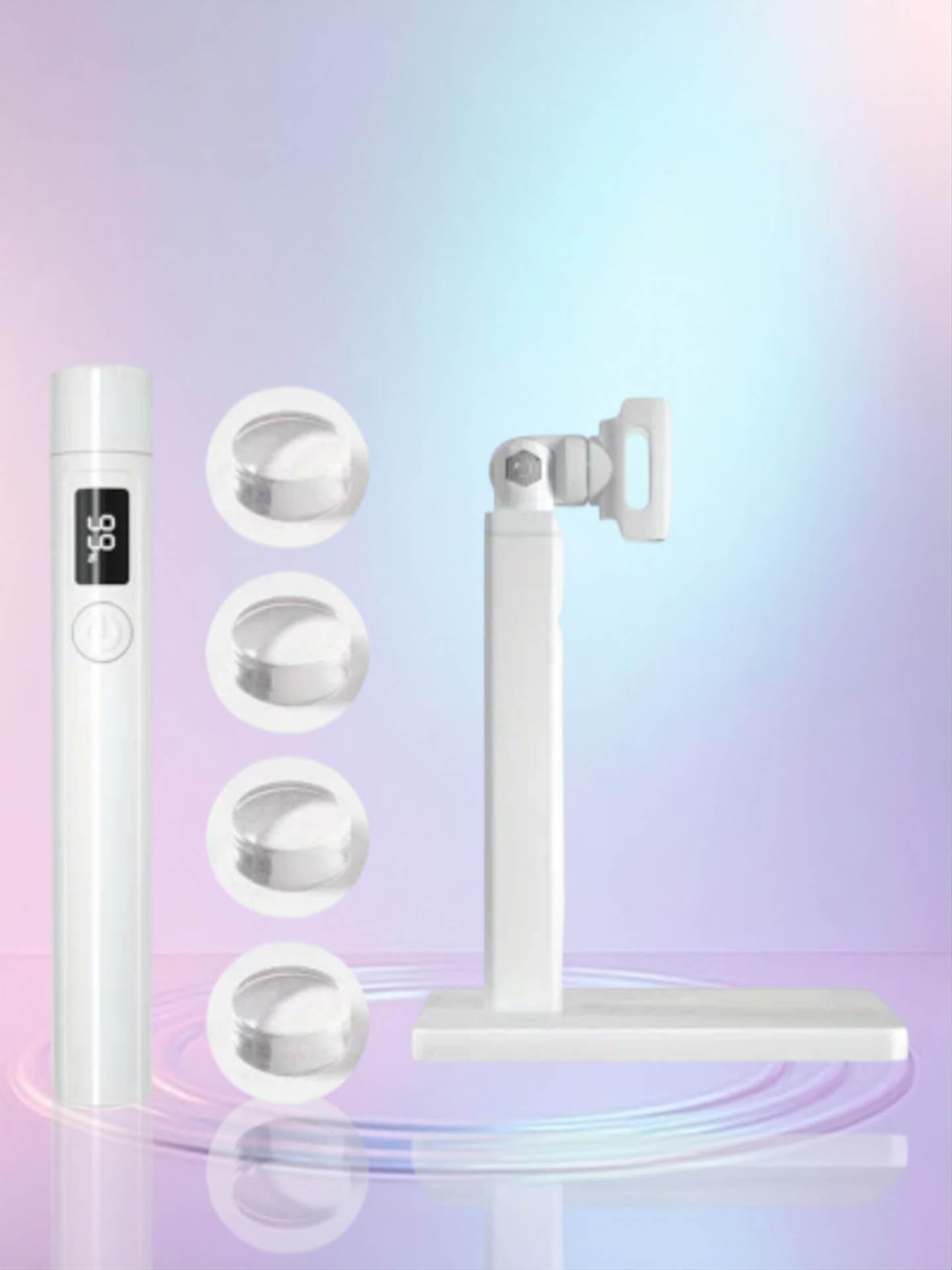 Handheld UV/LED LIGHT with silicone attachment with MAGNETIC STAND