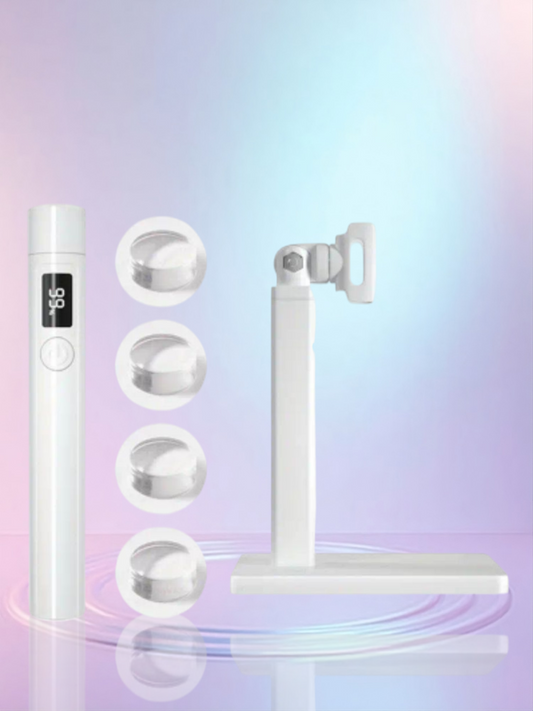Handheld UV/LED LIGHT with silicone attachment with MAGNETIC STAND