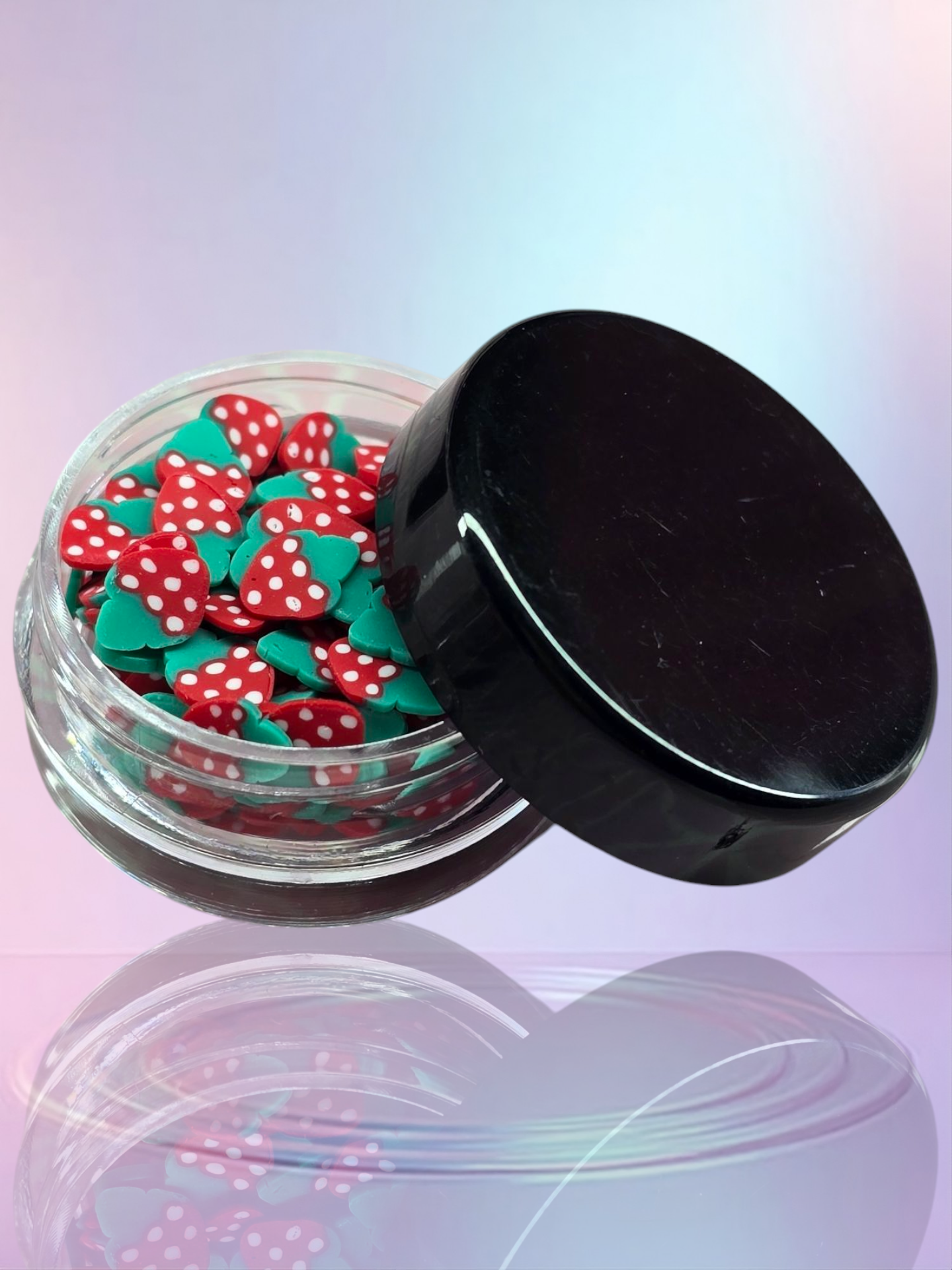 Clay Fruit Slices - Raspberry