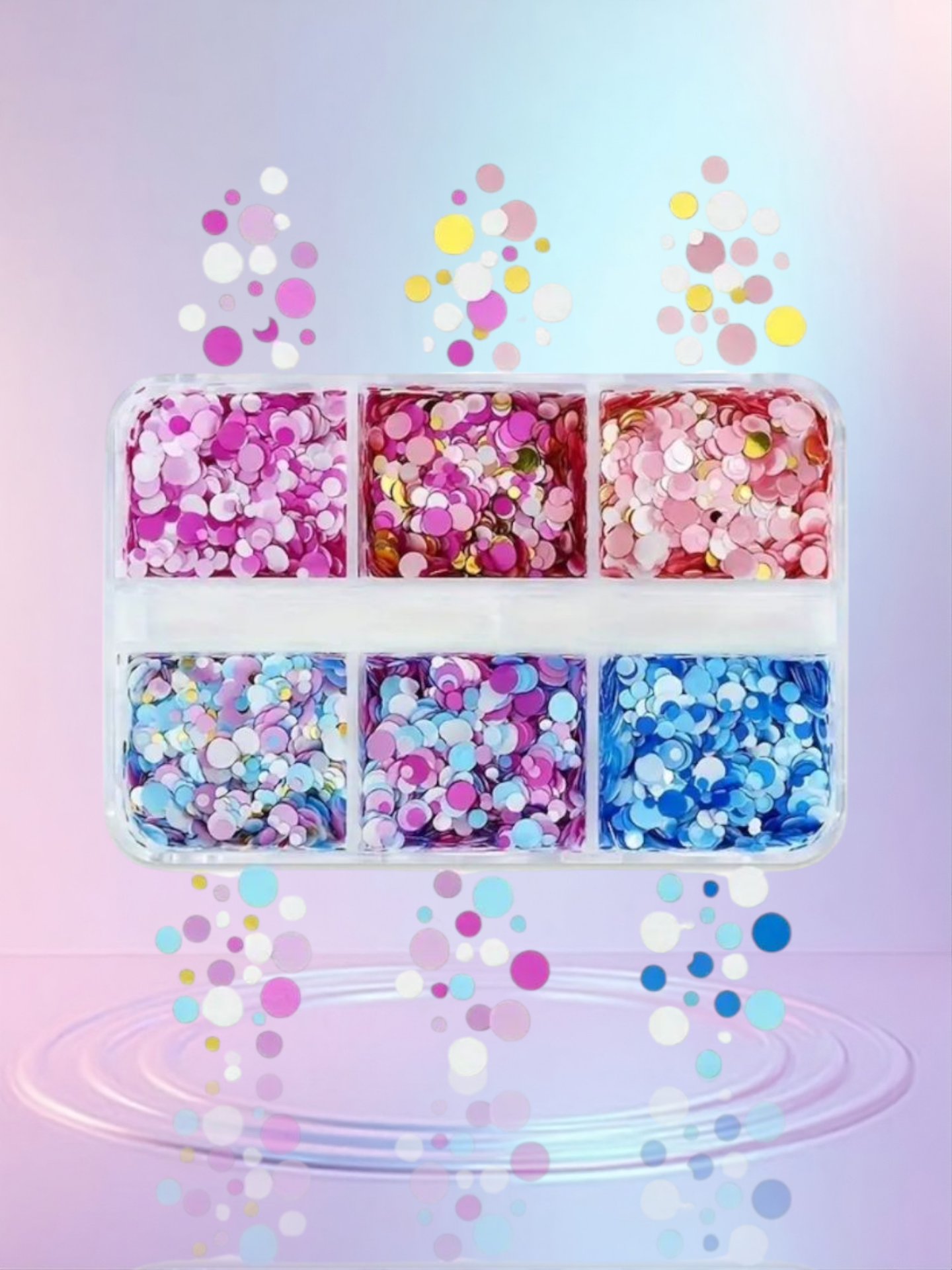 Holographic Laser Round Glitter Sequins