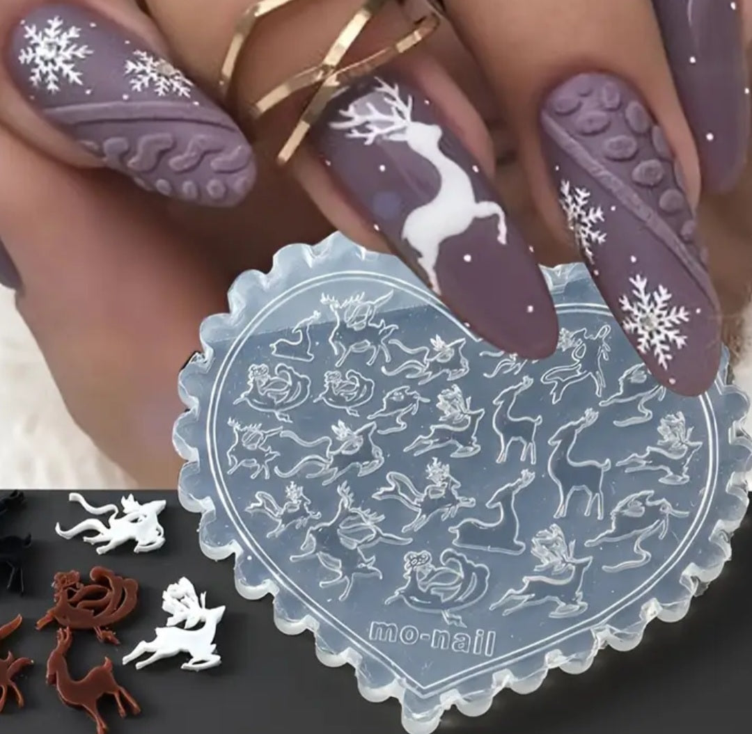 Christmas silicone mold reindeer