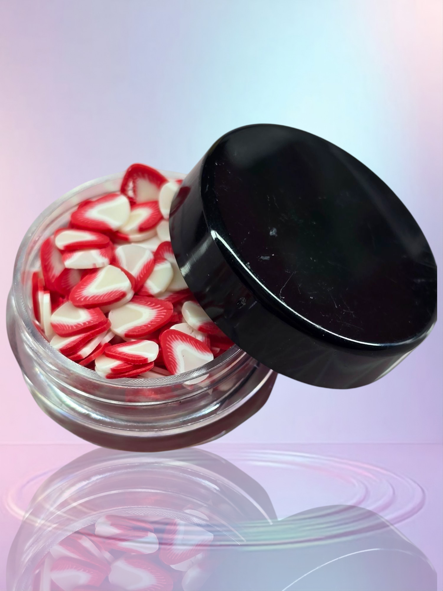Clay Fruit Slices - Strawberry 🍓