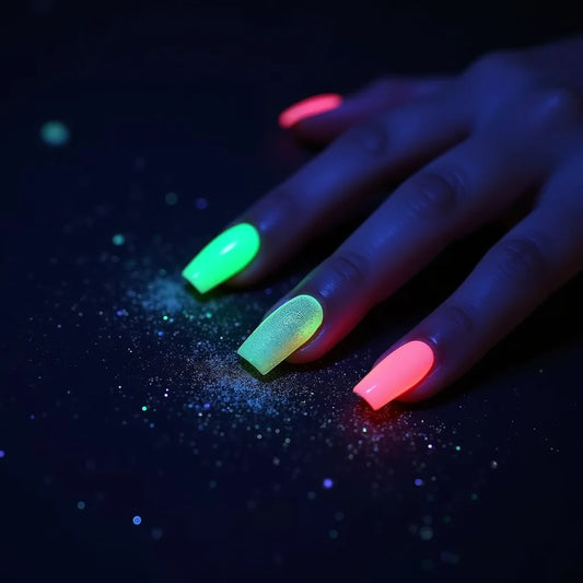 Glow In The Dark Nail Powder - Glow in the Dark Nail Powder Tips for Safe Striking Nails