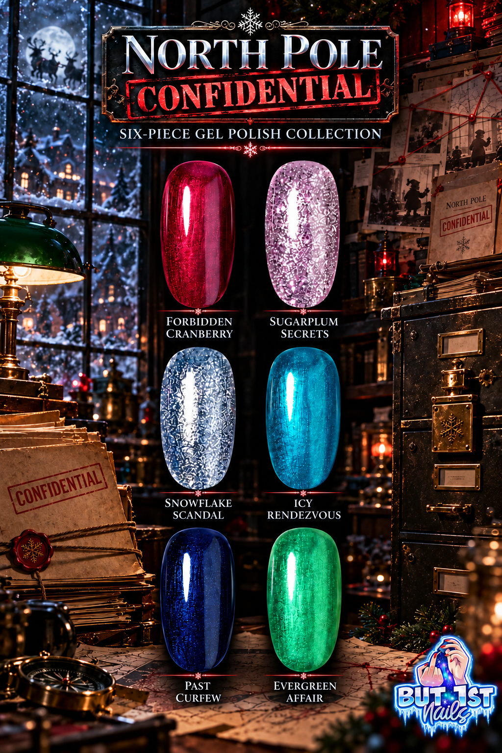 North Pole confidential 6-psc gel polish collection