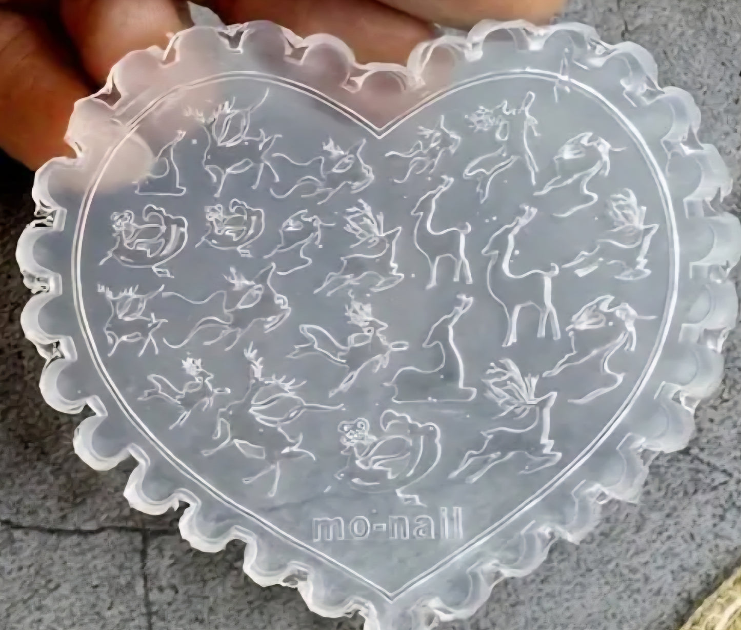 Christmas silicone mold reindeer