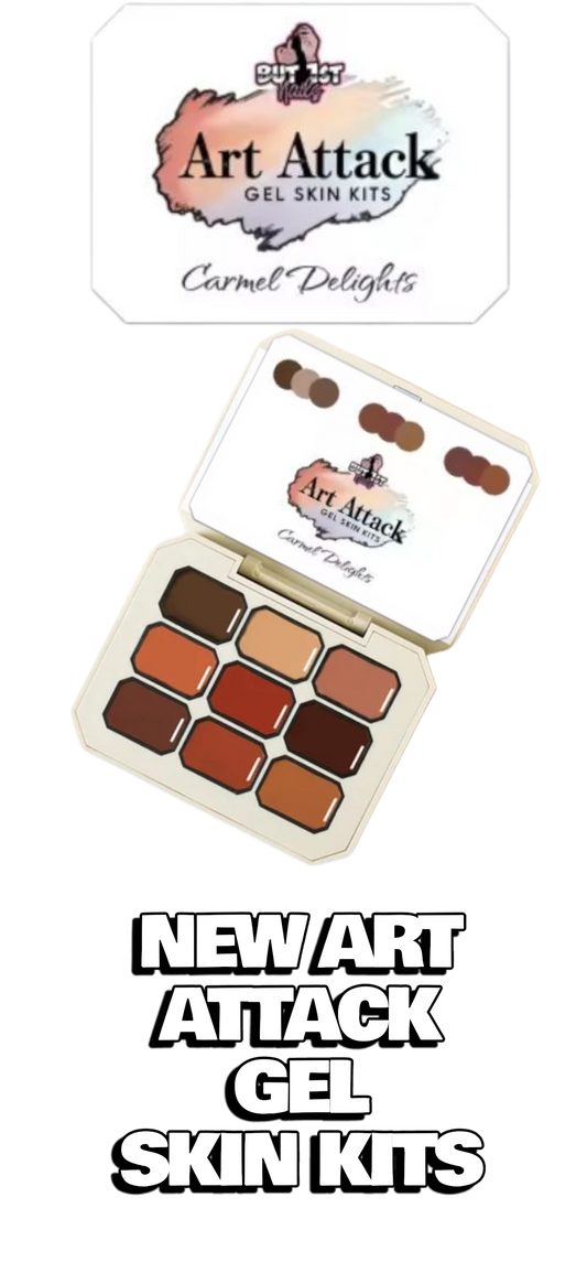 Art Attack Gel SKIN KITS - CARMEL DELIGHTS