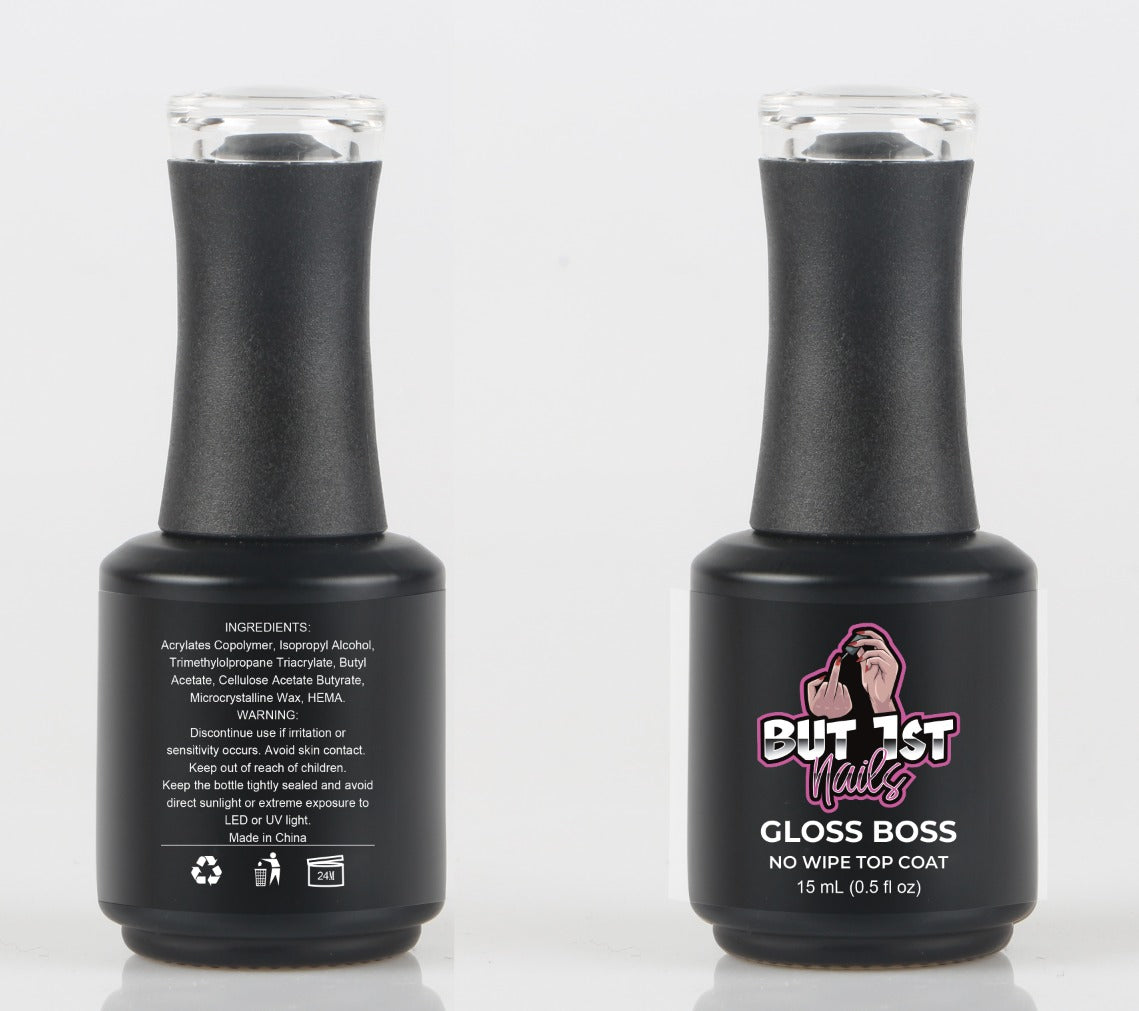 GLOSS BOSS No Wipe Top Coat **TPO FREE**                             Please note: You may receive our original label until current stock is depleted, after which our new Gloss Boss labels will begin to circulate.