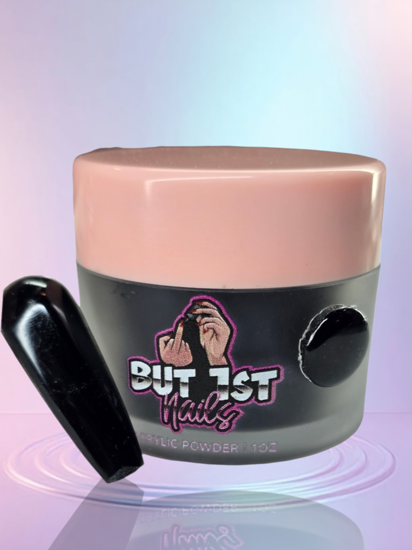 Pitch Black - Acrylic Powder 1OZ