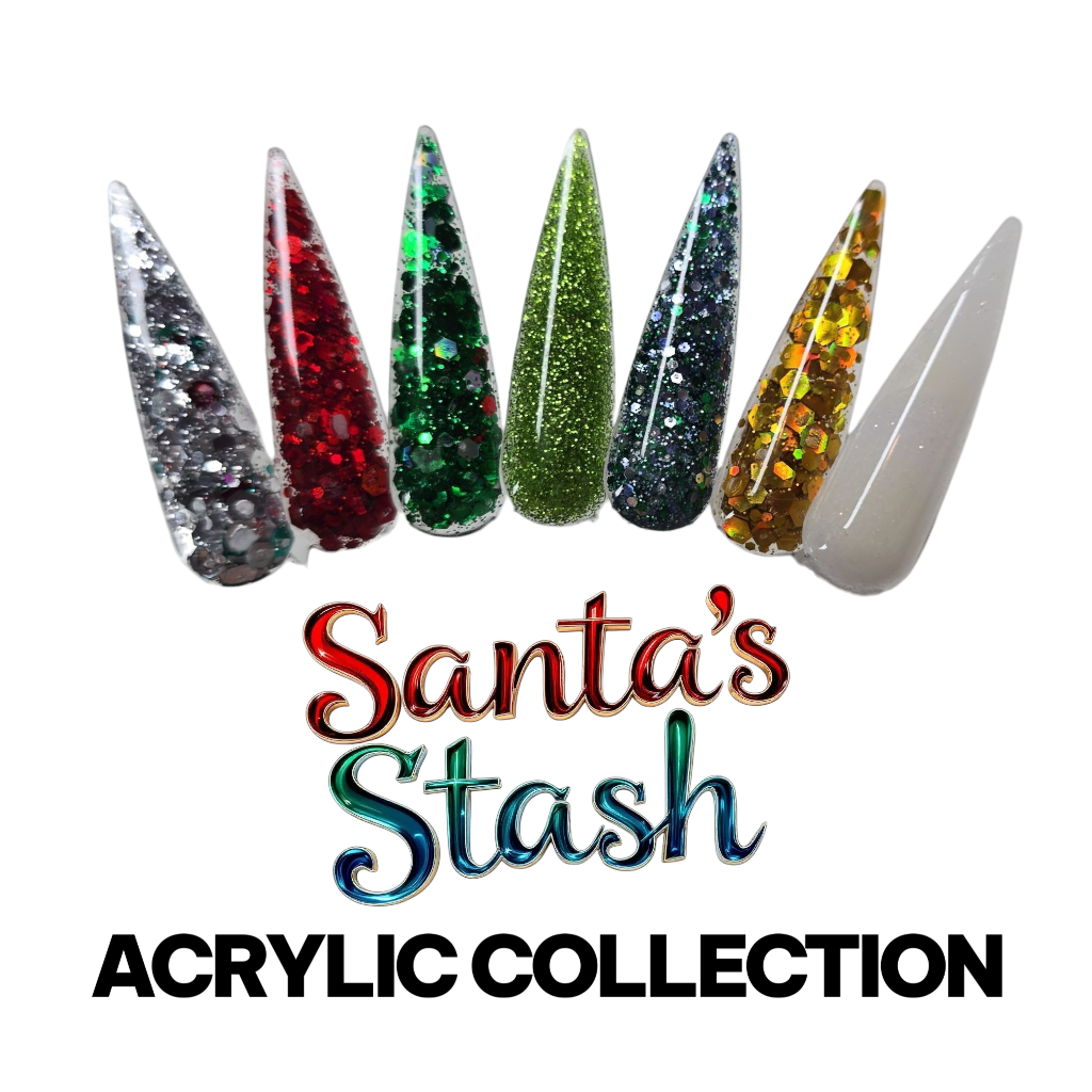 Santa's Stash- Acrylic Powder collection 7 pcs 1 OZ