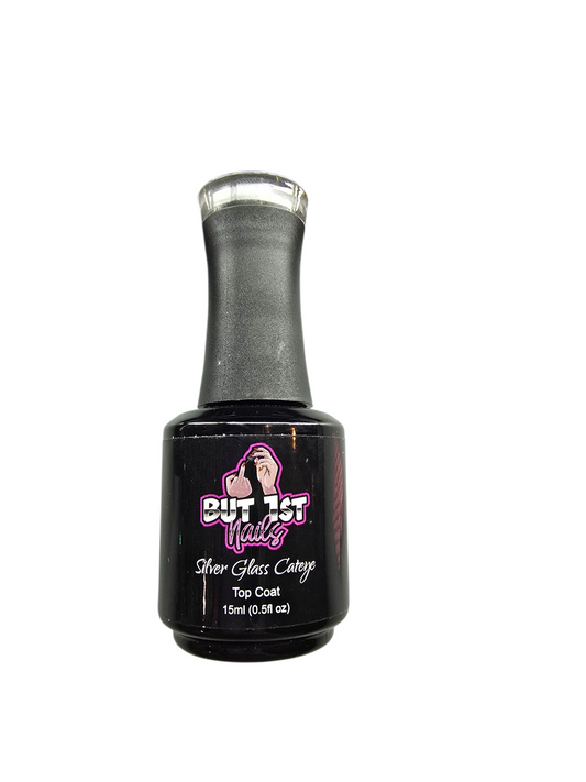 Silver Glass Cateye TOP COAT-Gel