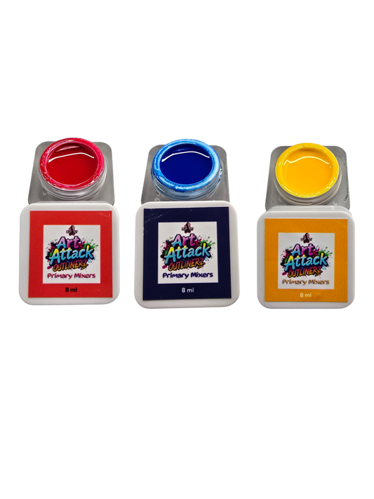 PRIMARY MIXERS Art Attack OUTLINERZ Collection 3 PC's - 8ml