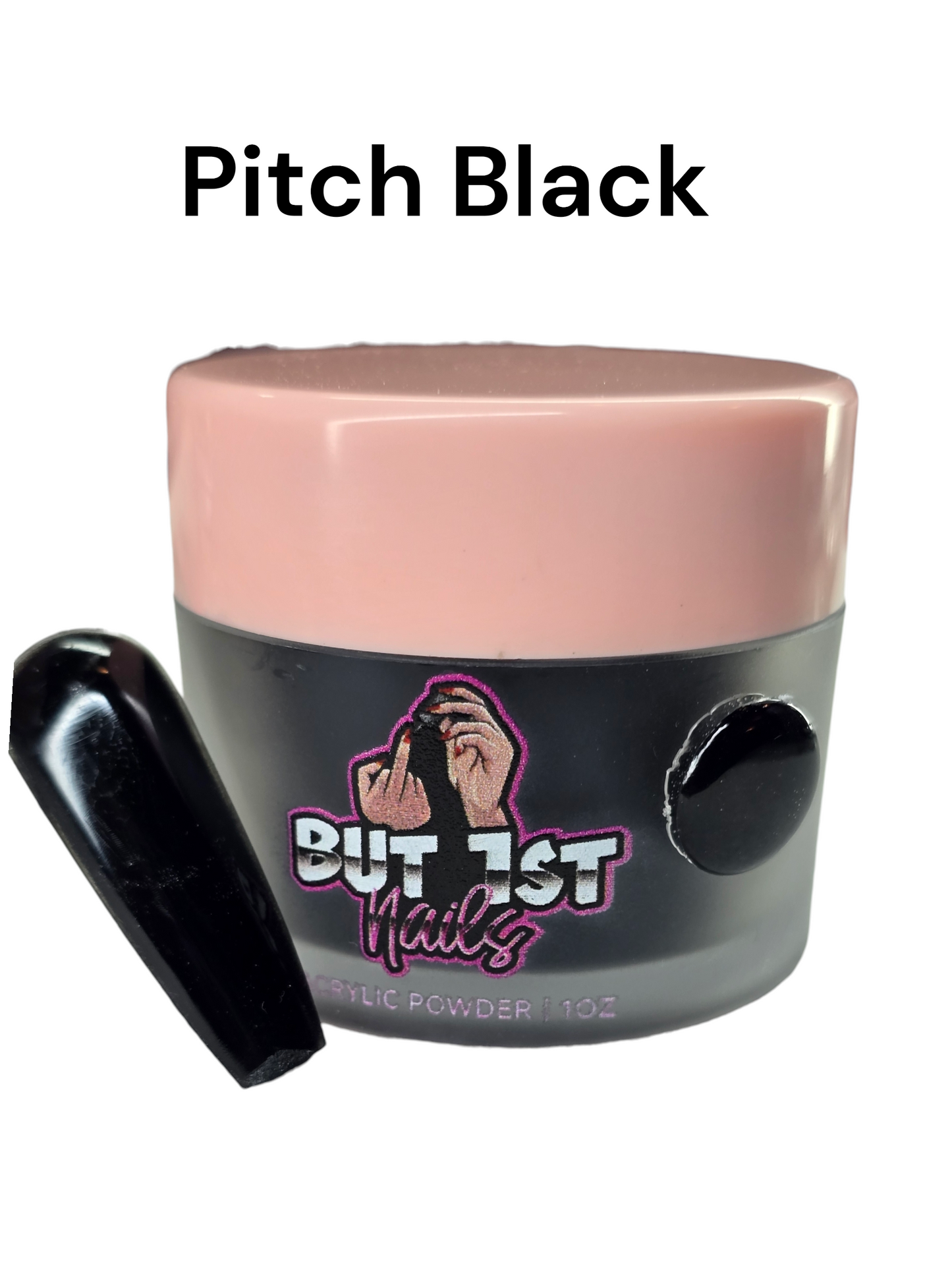 Pitch Black - Acrylic Powder 1OZ