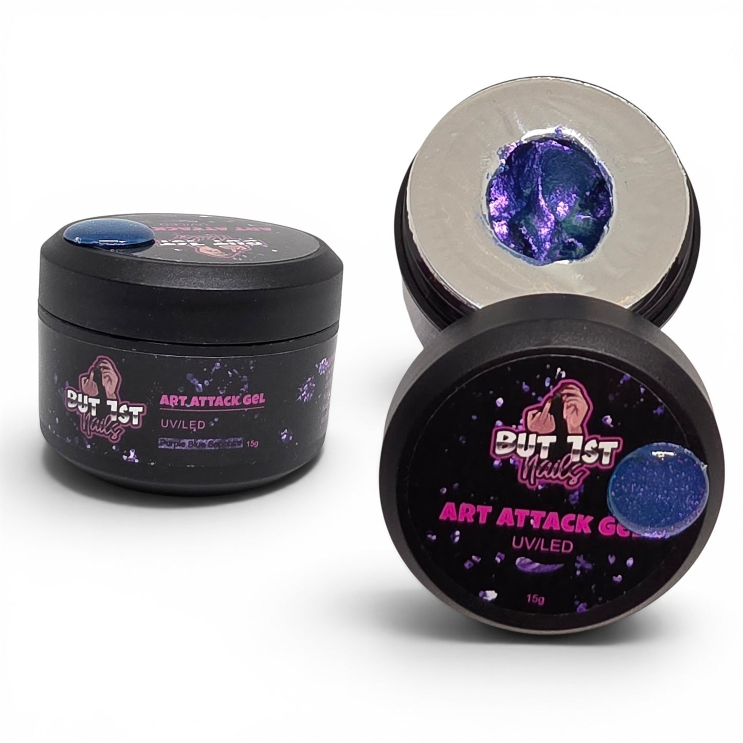 Purple Blue Sapphire Art Attack Gel 15 ml **TPO FREE**
