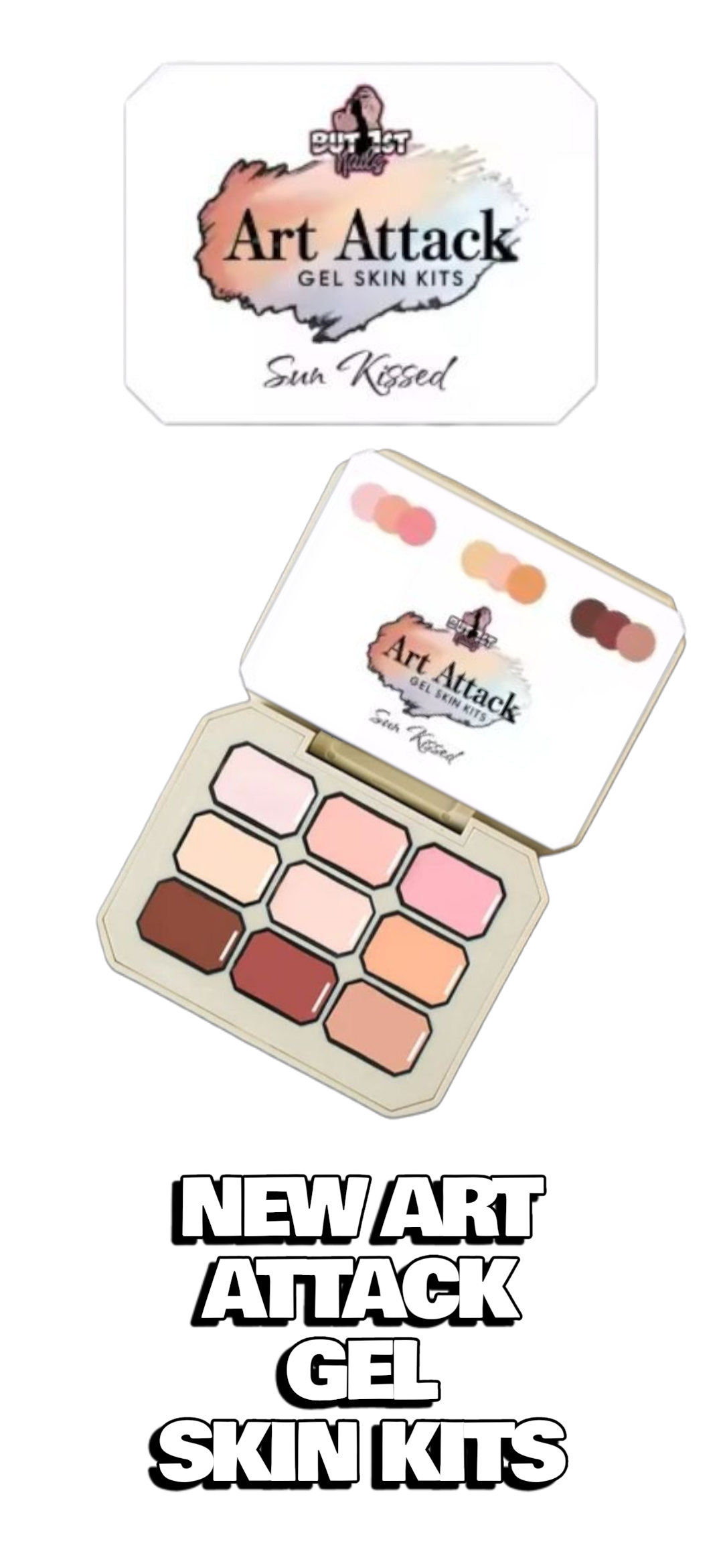 Art Attack Gel SKIN KITS - SUN KISSED