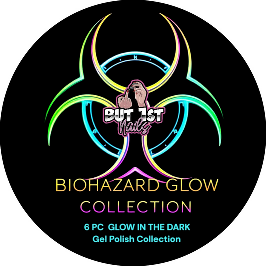 Biohazard Glow Collection- 6 piece set Gel Polish GLOW IN THE DARK