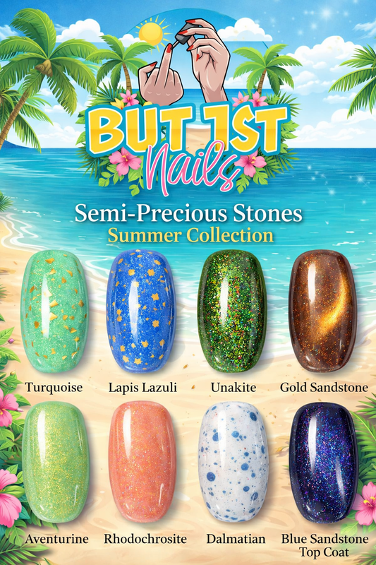 Semi Precious Stones 8 PC Gel Polish Collection