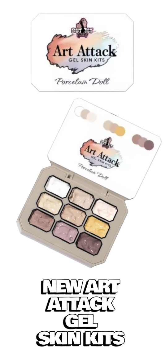Art Attack Gel SKIN KITS - PORCELAIN DOLL