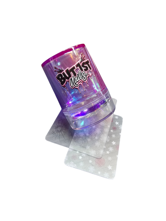 Clear Silicone Nail Stamper & Scraper Set