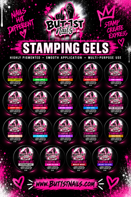 But 1st Nails Stamping Gels 5 in 1 - Because Stamping hits differnent