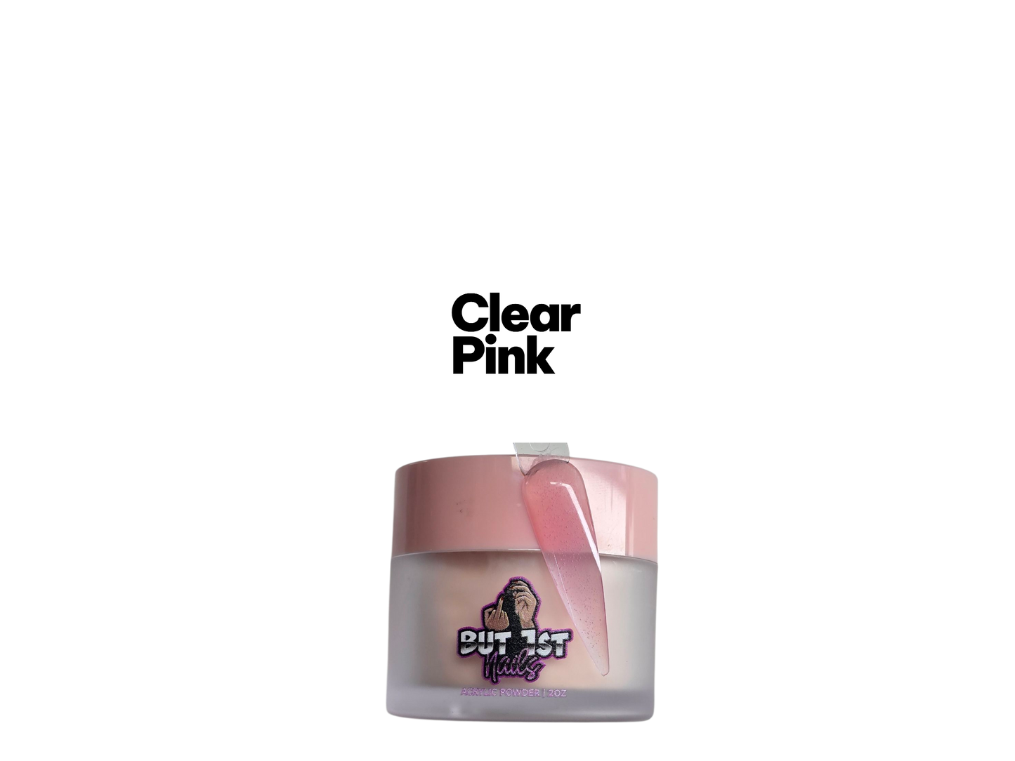 Clear Pink - Acrylic Powder 2OZ